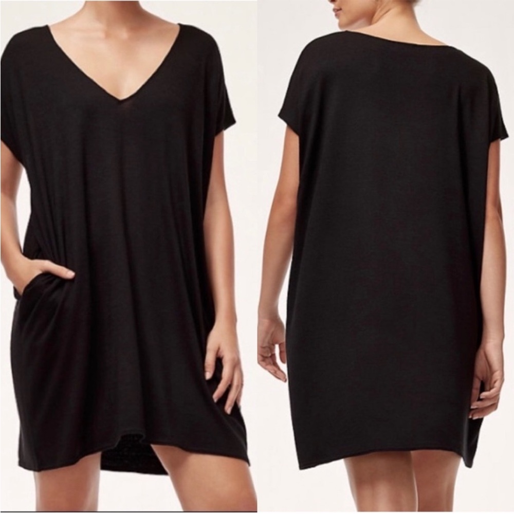 Wilfred Marcoux Knit Oversized v Neck Tee Anthropologie